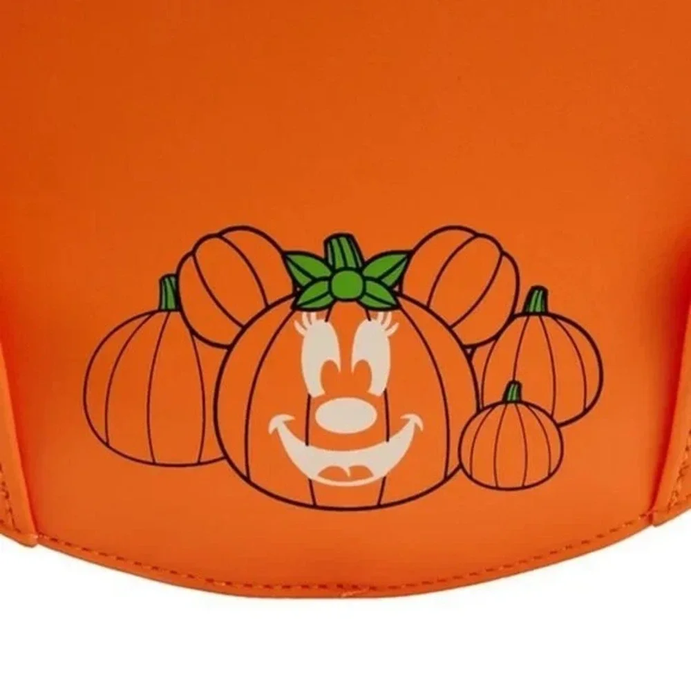 Loungefly Disney Minnie Mouse Glow in the Dark Pumpkin Mini Backpack